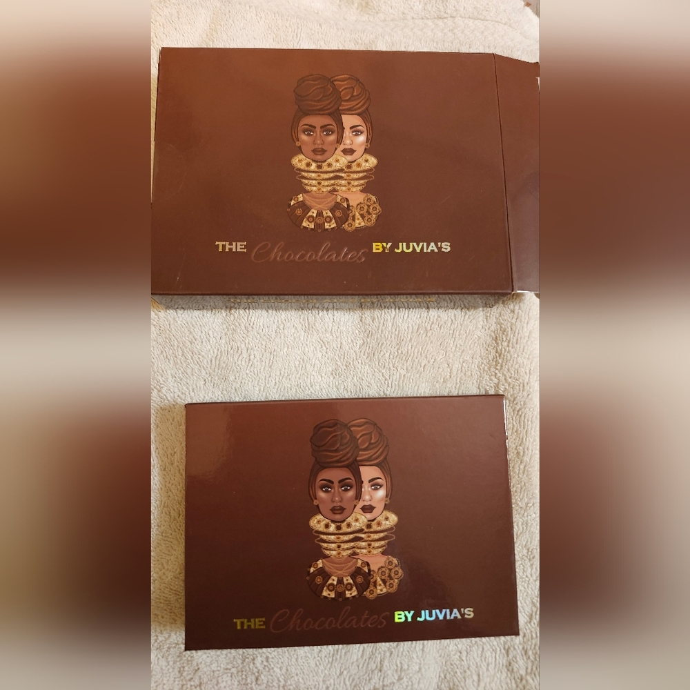 Like NIB "The Chocolates by Juvia's" 6 Pan Pressed Pigment Palette